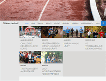 Tablet Screenshot of lauftreff.tgkonz.de